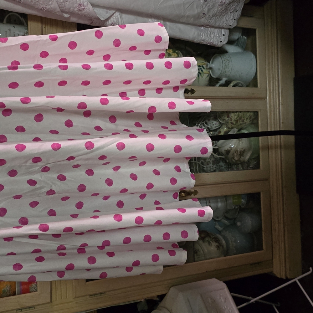 Pink Polka Dot Skirt